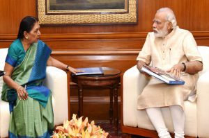 MP Governor Anandiben Patel goes wrong declares PM unmarried