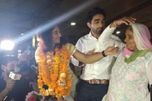 sports news asian games gold medal winner wrestler vinesh phogat got engaged