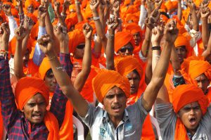 police involve in religious rally