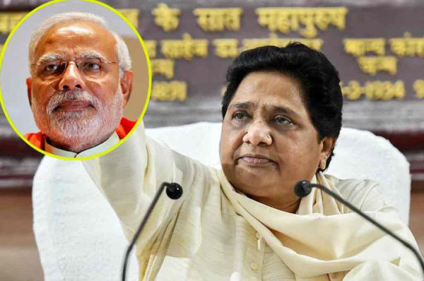 पत्नी के बहाने माया का मोदी पर वार