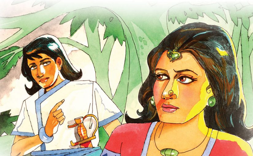 पहला विद्रोही: अनुपम ने आश्रम से दूर क्या देखा?