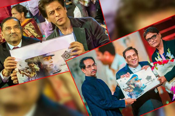 धर्मेंद्र, सलमान खान और शाहरूख खान की उपस्थिति में मुंबई पुलिस का कैलेंडर हुआ लौन्च