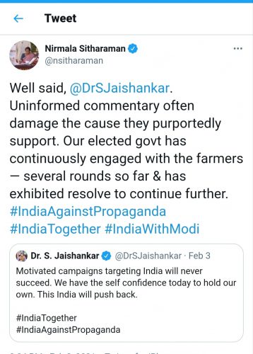 rihanna kisan andolan controversy