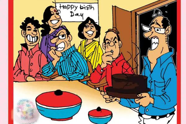 मजाक : एक भगोना केक
