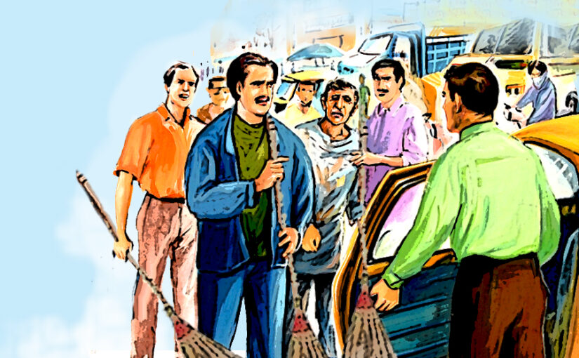 स्वच्छता अभियान जारी है
