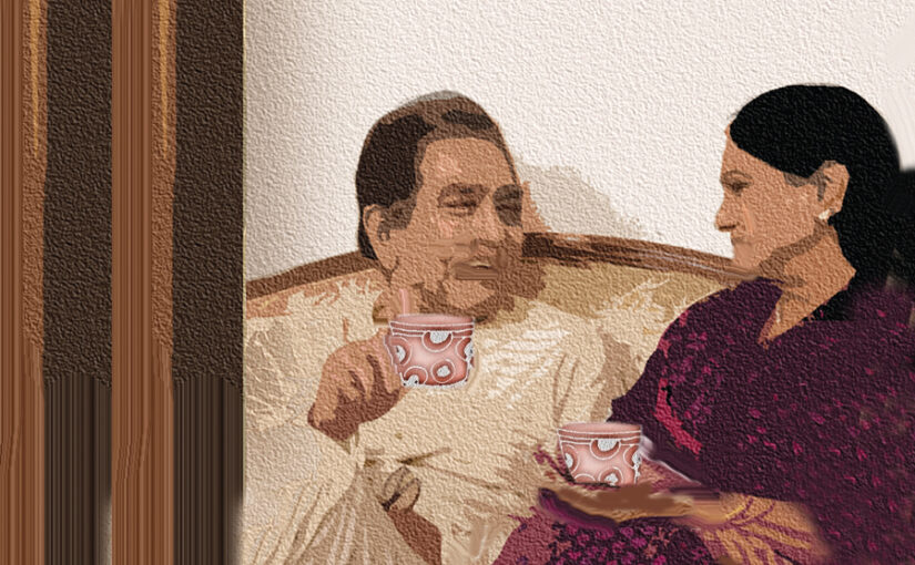 Hindi Kahani : उस दिन की बात है – ज्ञानेंद्र जी अंधेरे कोने में क्यों खड़े थे?