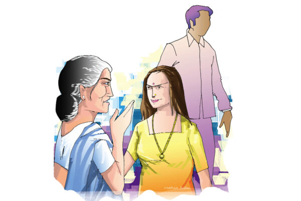 नया द्वार : जब सास ने बहू की गृहस्थी में डाली अड़चन