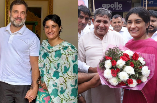 राजनीति के दंगल में उतरी विनेश फोगाट