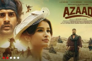 Bollywood : ‘आजाद’ फिल्म को देशभक्ति पर बनाने की कोशिश की गई मगर निर्देशक अजय देवगन सफल नहीं हो पाए (2 स्टार)