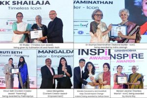 Grihashobha Inspire Awards 2025 में प्रेरणादायक महिलाओं को किया सम्मानित 