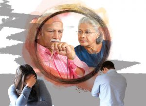 बुजुर्ग मातापिता के तलाकशुदा बच्चे