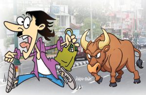 दरोगा और साढ़ आमने सामने
