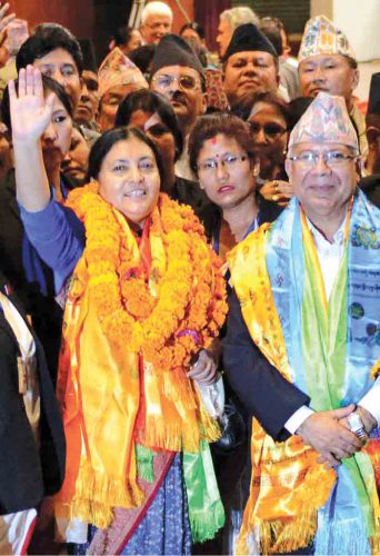 नेपाल की प्रथम महिला राष्ट्रपति विद्या देवी
